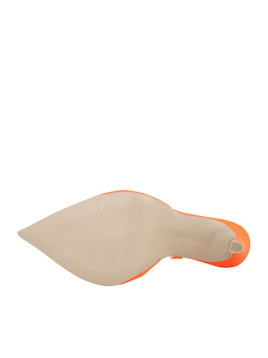 Pointed Toe Heels Orange