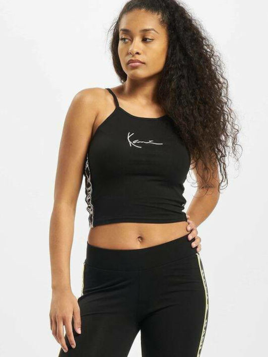 Women's Blouse Cotton with Straps Black