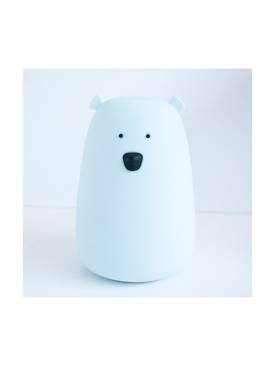 Rabbit & Friends Night Light Bear Battery Blue