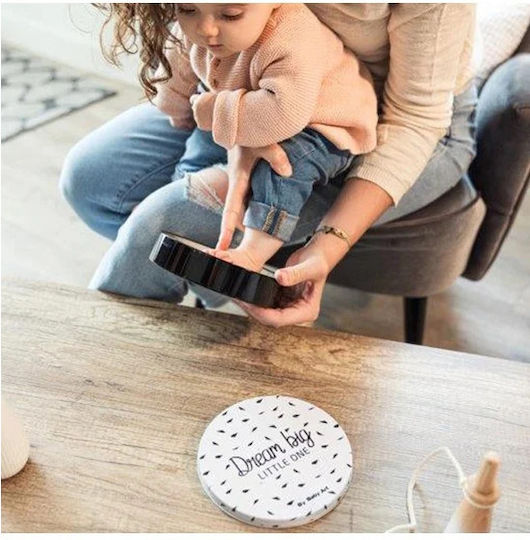 Baby Art Αναμνηστικό Αποτύπωμα Magic Box Round από Ξύλο