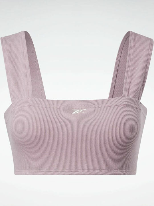 Classics Ribbed Women's Sports Bra Infused Lilac