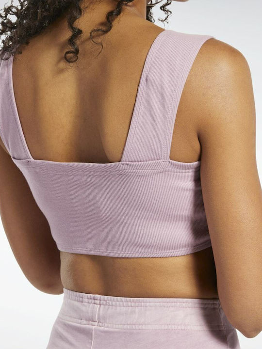 Classics Ribbed Women's Sports Bra Infused Lilac