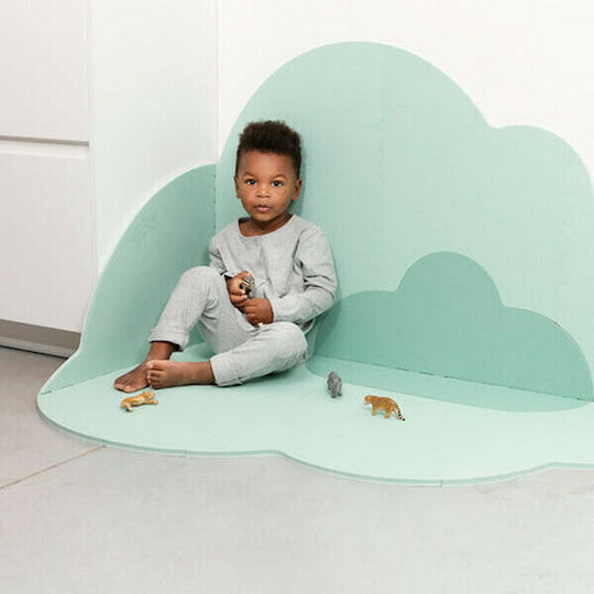 Quut Kinderbodenpuzzle Große Wolke Green 5Stück