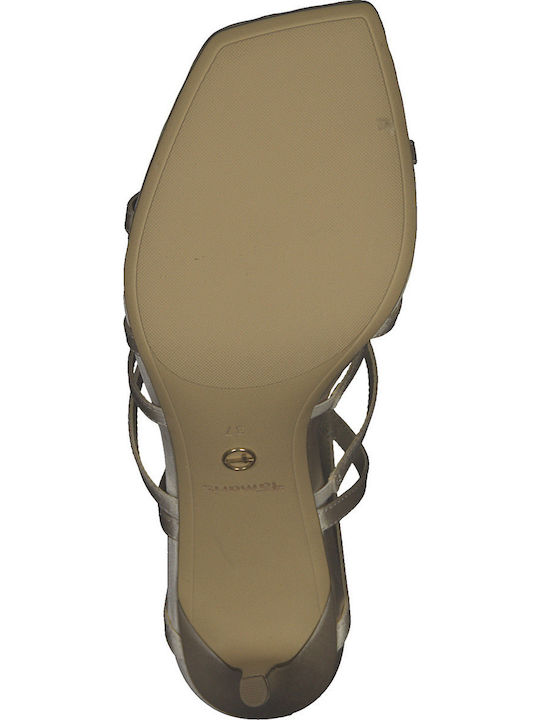 Stoff Sandalen Platinum