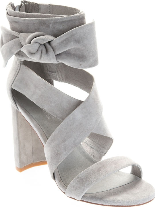 33190-252 Suede Πέδιλα Γκρι