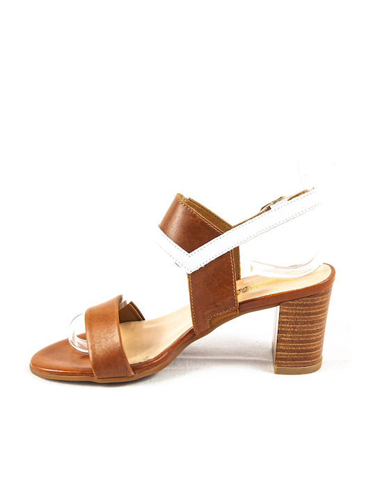 Leather Sandals Anatomic Tabac Brown