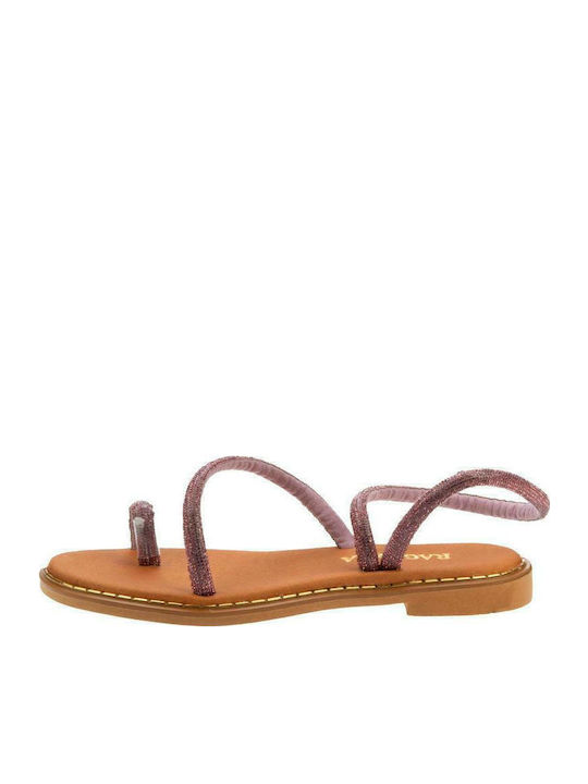Sandale Casual Damă Anatomici Din Piele Roz