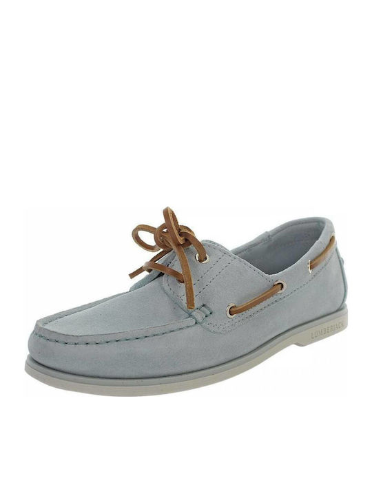 Navigator Women's Boat Shoes in Light Blue Color