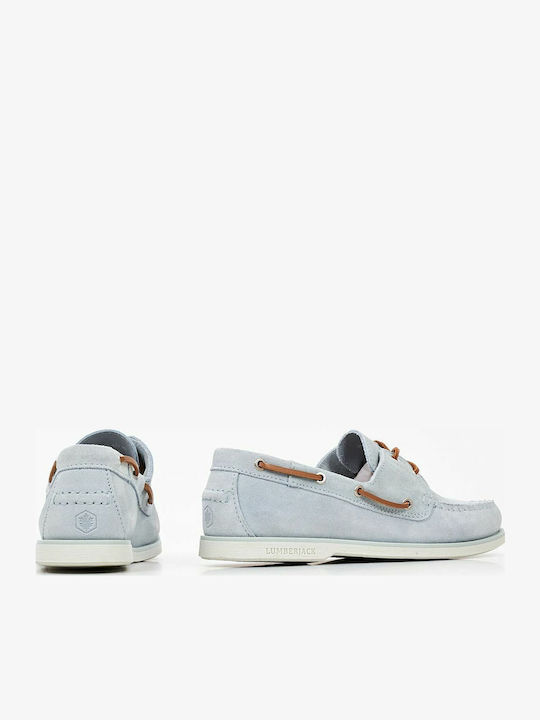 Navigator Women's Boat Shoes in Light Blue Color