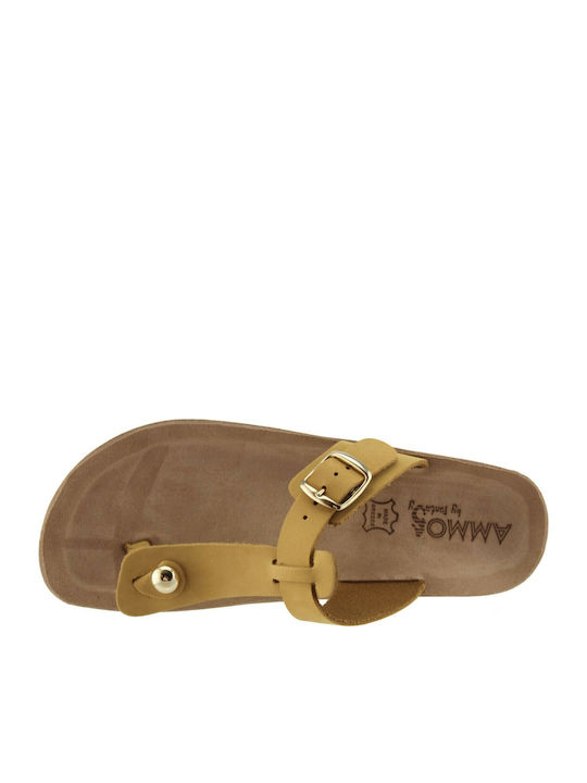 Viola S3000 Leder Flache Sandalen für Damen Anatomisch Mayo