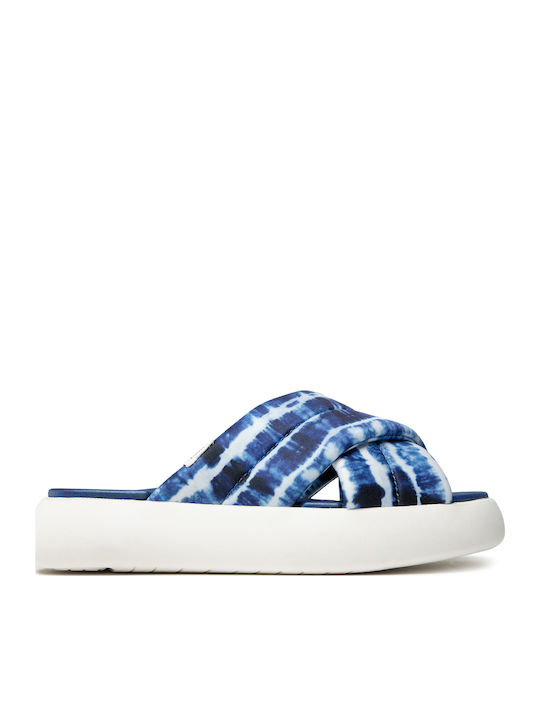 Alpargata Mallow Women's Flat Sandals in Blue Color