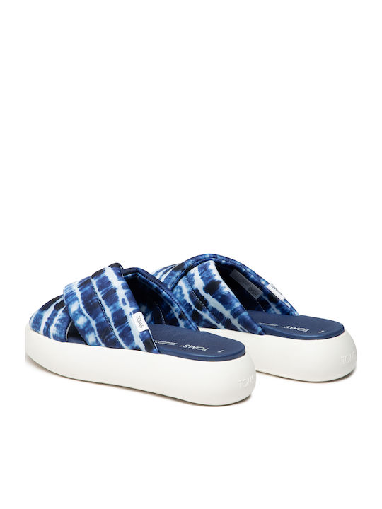 Alpargata Mallow Women's Flat Sandals in Blue Color