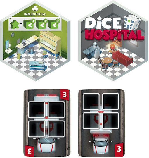 Настолна игра Dice Hospital за 1-4 играчи 10+ години (EN) Alley Cat Games