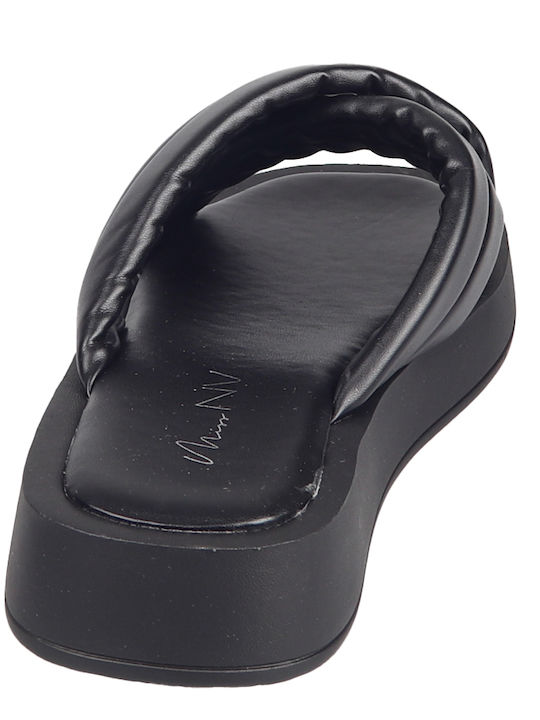 Women's Flat Sandals Flatforms in Black Color