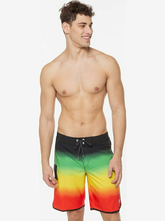 73 Fade Pro Men's Swimwear Bermuda Multicolour with Patterns
