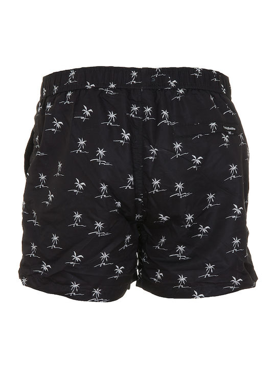 Men's Swimwear Shorts Black with Patterns