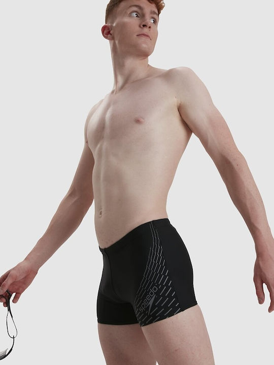 Medley Men's Swimwear Shorts Black with Patterns