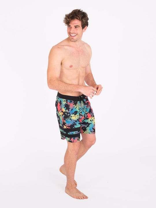 Block Party Men's Swimwear Bermuda Multicolour Floral