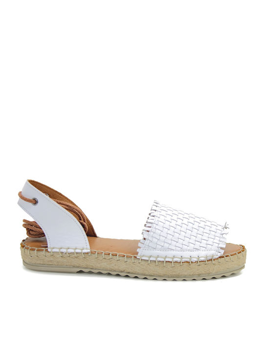 Women's Flat Sandals Anatomic in White Color