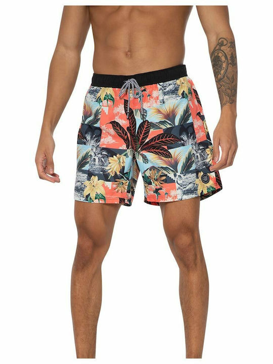 Men's Swimwear Shorts Pink Floral