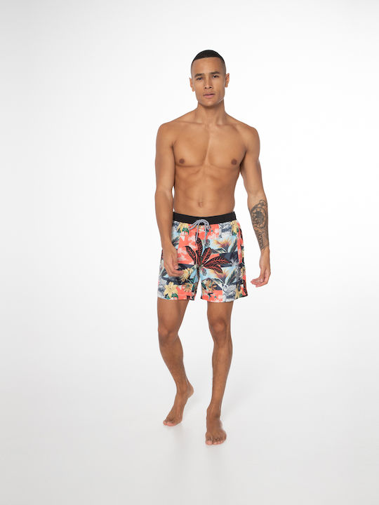 Men's Swimwear Shorts Pink Floral