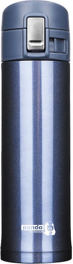Panda Bottle Thermos Stainless Steel BPA Free 500ml Black with Cap-Cup