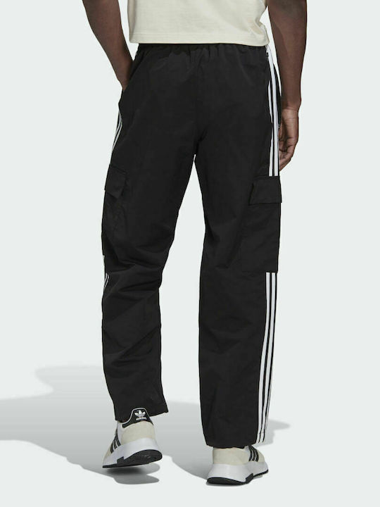 Adidas Adicolor 3-Stripes Παντελόνι Φόρμας Μαύρο