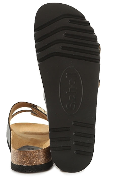 Alba Sandale Casual Damă De Piele Negre