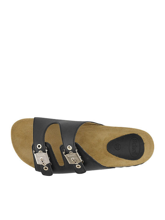 Alba Sandale Casual Damă De Piele Negre