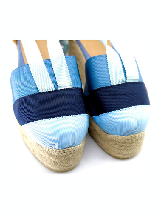 Coqui Women's Fabric Platform Espadrilles Blue