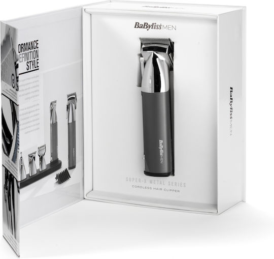 Babyliss Super-X E996E Professionell Wiederaufladbar Haarschneidemaschine Gray 214620