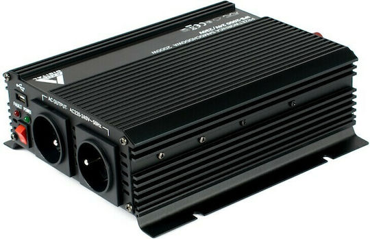 Azo Digital AZO Digital IPS-2000 Inverter Αυτοκινήτου 2000W για Μετατροπή 24V DC σε 230V AC