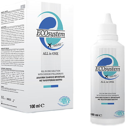 Optimax ECOsystem All In One Υγρό Φακών Επαφής 100ml
