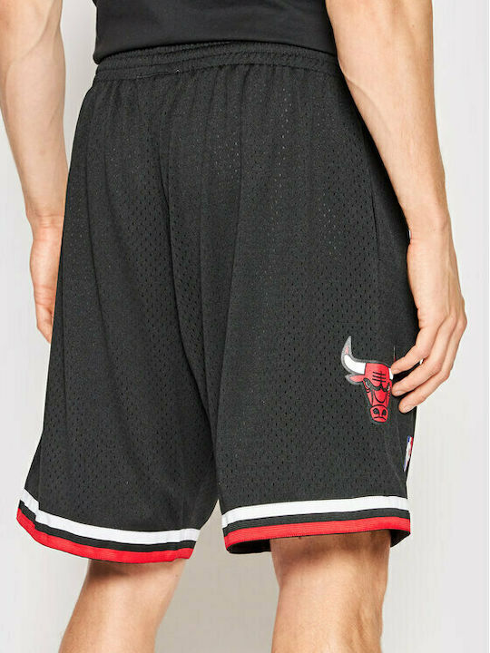 Mitchell & Ness Chicago Bulls Αθλητική Ανδρική Βερμούδα Μαύρη