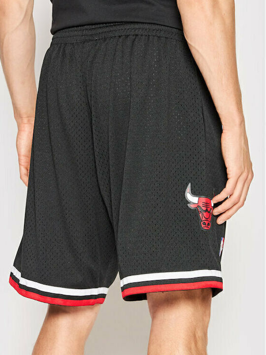 Chicago Bulls Αθλητική Ανδρική Βερμούδα Μαύρη