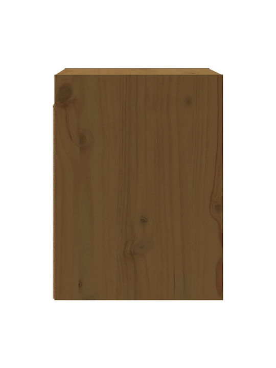 Hängendes Wohnzimmer Nischenschrank aus Massivholz Braune 30x30x40cm