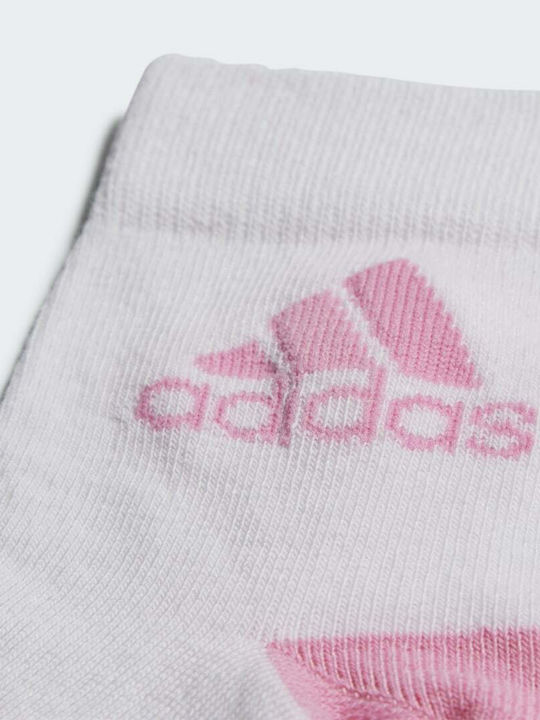 Adidas Παιδικές Κάλτσες Μακριές για Κορίτσι Πολύχρωμες 3 Ζευγάρια