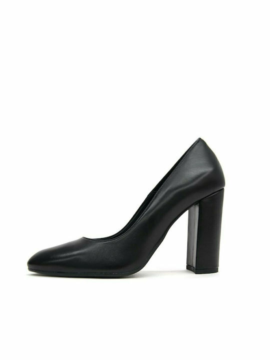 PUMPS DIN PIELE CU TOC ÎNALT ALTRAMAREA PENTRU FEMEI NEGRE (LTRMR-17901)