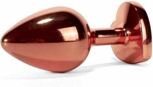 Debranet X-Men Secret Shine Rose Gold Heart Πρωκτική Σφήνα Large Ροζ