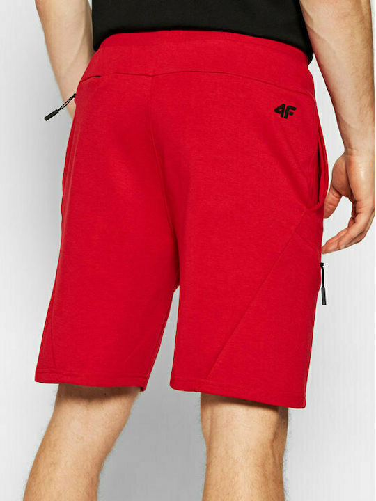 4F Men's Athletic Shorts Red