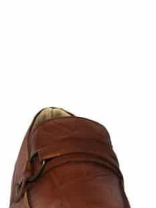 Commanchero Original Leder Herren Mokassins in Tabac Braun Farbe