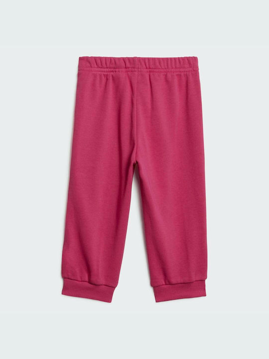 Adidas Παιδικό Σετ Φόρμας Ροζ 2τμχ Essentials