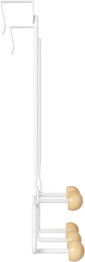 Umbra Door Hook Estique 5 Slots Metallic 39x10x30cm Umbra Door Hook Estique 5 Slots Metallic 39x10x30cm