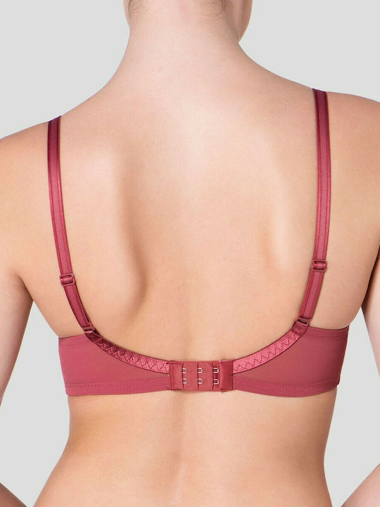 Triumph Beauty Full Essential Bra without Padding Underwire Burgundy