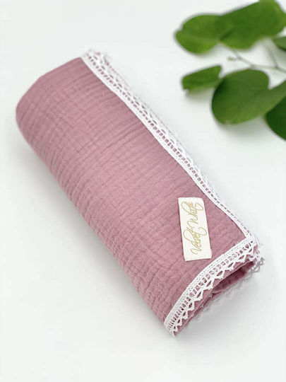 Velvet White Decke zum Einwickeln 65x65cm