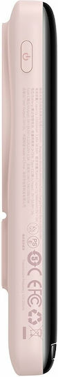 Baseus Power Bank 10000mAh 20W με Θύρα USB-C Ροζ
