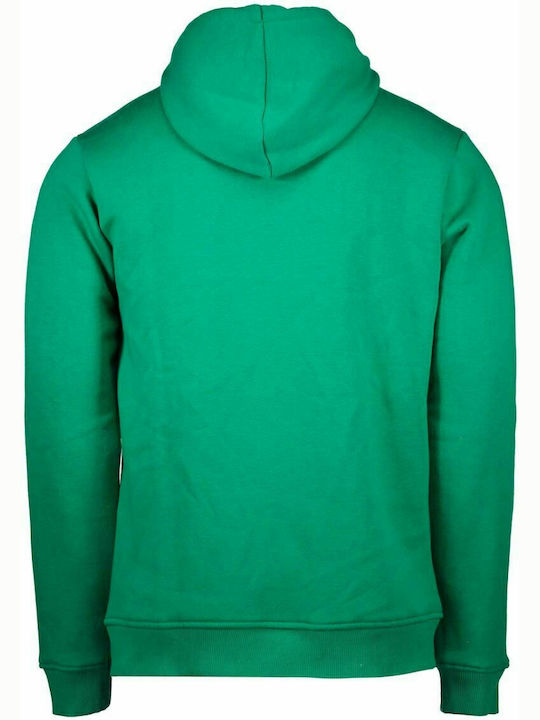 Cars Jeans Men's Sweatshirt with Hood and Pockets Green