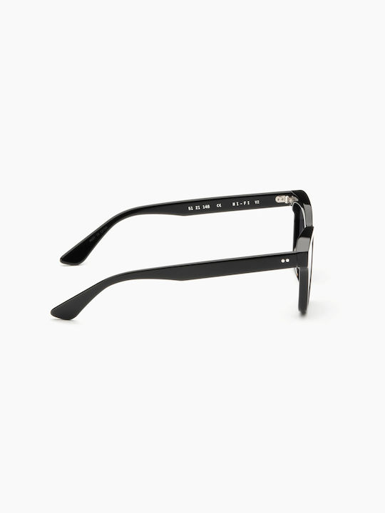 Akila Hi-Fi 2.0 Women's Sunglasses with Black Plastic Frame and Black Lens 2020-01-01