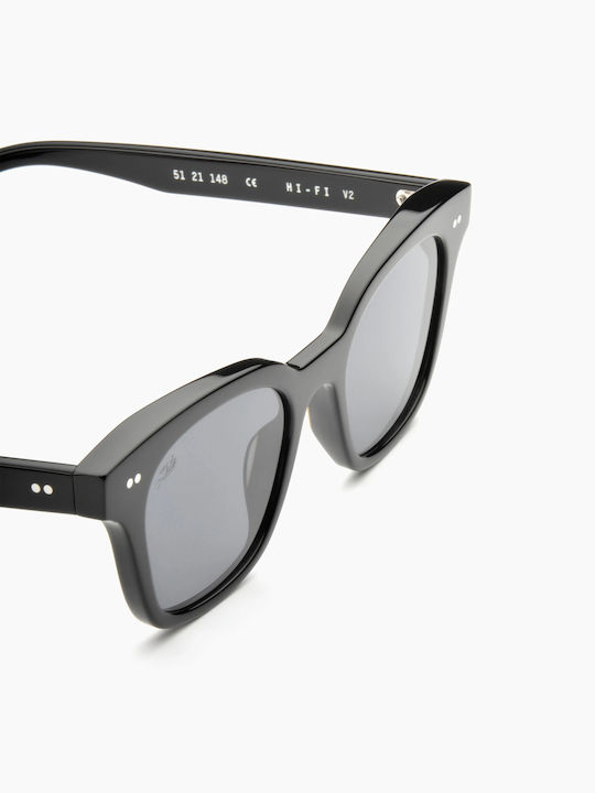 Akila Hi-Fi 2.0 Women's Sunglasses with Black Plastic Frame and Black Lens 2020-01-01