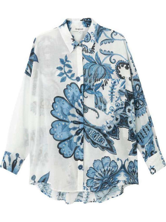 Inara Μακρυμάνικο Γυναικείο Πουκάμισο Floral